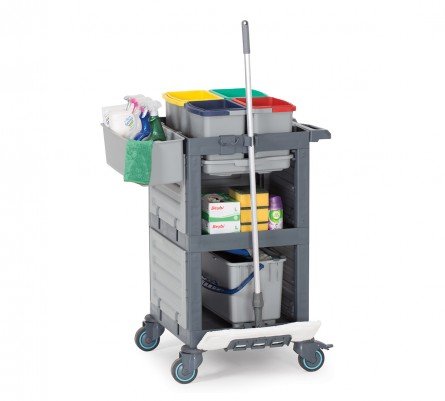 Fantom Procart 1350 Hastane Nemli Mop Temizlik Arabası – PTA104