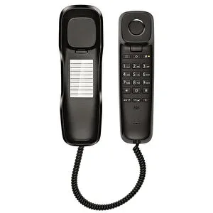Otel Tipi Banyo Telefonu Gigaset DA210 Kablolu Telefon Siyah – P046