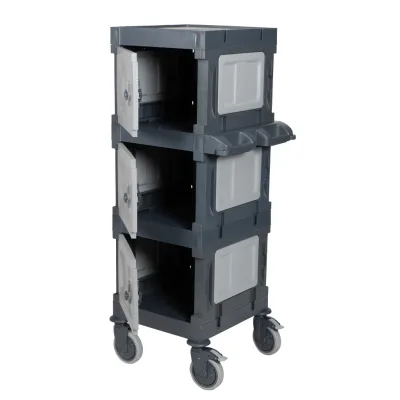 Alfacart AC2705 Kapaklı Plastik Minibar Servis Arabası – S026